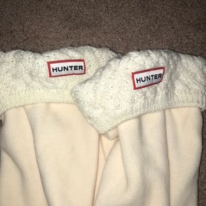 Hunter Cable Knit Boot Socks